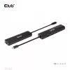 CLUB3D USB Gen1 Type-C, 6-in-1 jaotur HDMI 8K30Hz, 2xUSB Type-A, RJ45 ja 2xUSB Type-C, andme- ja PD laadimine 100 vatti