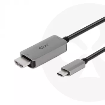 CLUB3D USB Gen2 USB-C HDMI-le 4K120Hz 8K60Hz HDR10 koos DSC1.2 aktiivkaabel M/M 3m / 9.84ft
