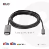 CLUB3D USB Gen2 USB-C HDMI-le 4K120Hz 8K60Hz HDR10 koos DSC1.2 aktiivkaabel M/M 3m / 9.84ft