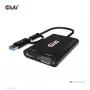 CLUB3D USB Gen1 USB-C/-A duaal-HDMI-le (4K/30Hz) / VGA-le (1080/60Hz)