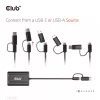 CLUB3D USB Gen1 USB-C/-A duaal-HDMI-le (4K/30Hz) / VGA-le (1080/60Hz)