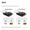 CLUB3D USB Gen1 USB-C/-A duaal-HDMI-le (4K/30Hz) / VGA-le (1080/60Hz)
