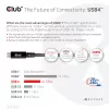 CLUB3D USB4 Gen2x2 USB-C kahesuunaline kaabel 4K60Hz, andmed 20Gbps, PD 240W(48V/5A) EPR M/M 2m