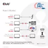 CLUB3D USB4 Gen2x2 USB-C kahesuunaline kaabel 4K60Hz, andmed 20Gbps, PD 240W(48V/5A) EPR M/M 2m