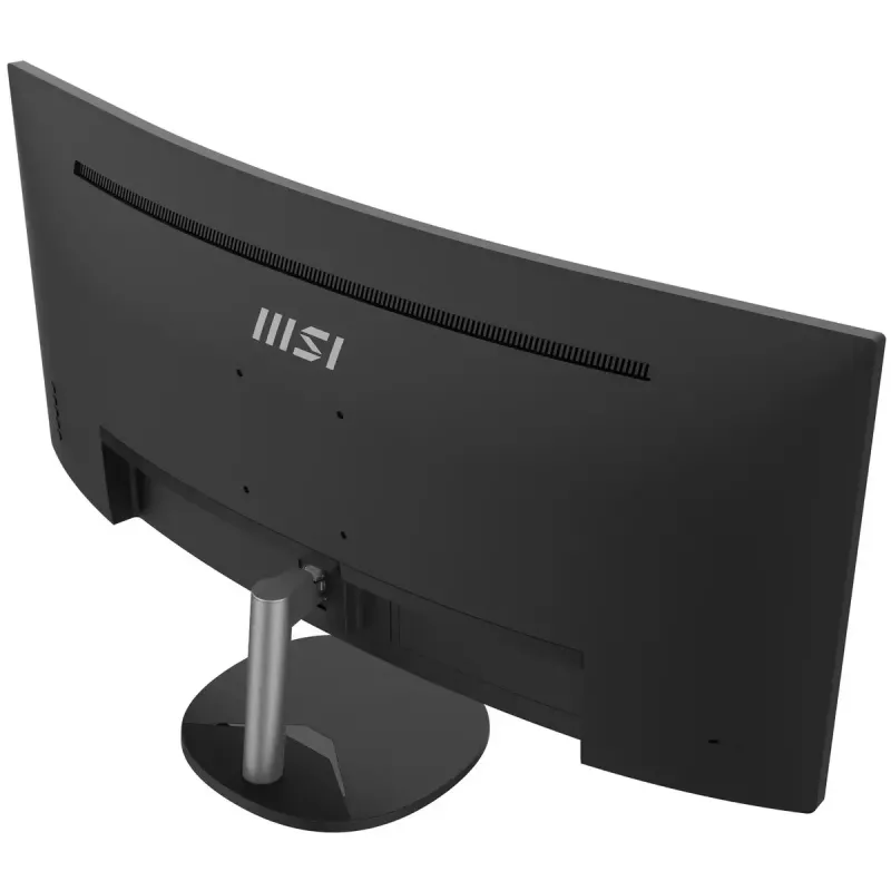 MSI Pro MP341CQ 34-tolline kumer monitor, 1500R, UWQHD (3440 x 1440), 21:9, 100Hz, VA, 4ms, HDMI, VGA, sisseehitatud kõlarid, peegeldusvastane, virvendusvastane, vähem sinist valgust, TÜV sertifikaat, VESA, Kensington, must