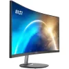 MSI Pro MP341CQ 34-tolline kumer monitor, 1500R, UWQHD (3440 x 1440), 21:9, 100Hz, VA, 4ms, HDMI, VGA, sisseehitatud kõlarid, peegeldusvastane, virvendusvastane, vähem sinist valgust, TÜV sertifikaat, VESA, Kensington, must