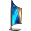 MSI Pro MP341CQ 34-tolline kumer monitor, 1500R, UWQHD (3440 x 1440), 21:9, 100Hz, VA, 4ms, HDMI, VGA, sisseehitatud kõlarid, peegeldusvastane, virvendusvastane, vähem sinist valgust, TÜV sertifikaat, VESA, Kensington, must
