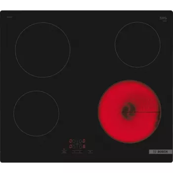 Bosch Serie 4 PKE611BA2E pliit Must Sisseehitatud 60 cm Keraamiline pliit 4 tsooni
