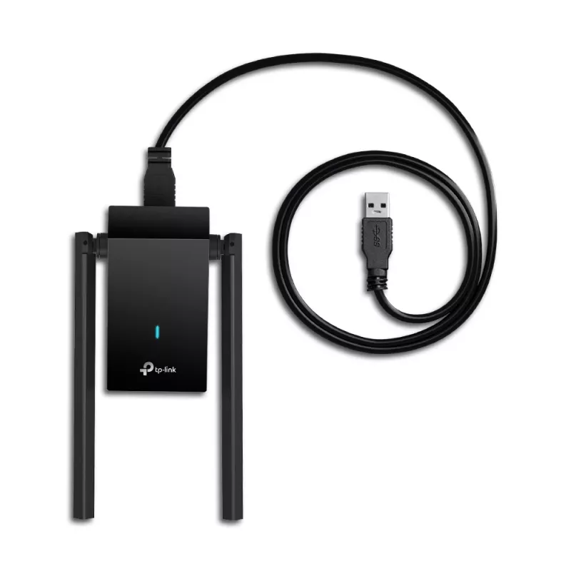 Traadita adapter TP-Link AX1800 topeltantennidega 2,4 GHz 5 GHz Wi-Fi 6