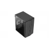 Aerocool Evo Mini RGB Micro ATX Mini Tower korpus, must, aknaga