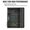 Aerocool Evo Mini RGB Micro ATX Mini Tower korpus, must, aknaga