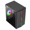 Aerocool Evo Mini RGB Micro ATX Mini Tower korpus, must, aknaga