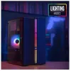 Aerocool Evo Mini RGB Micro ATX Mini Tower korpus, must, aknaga