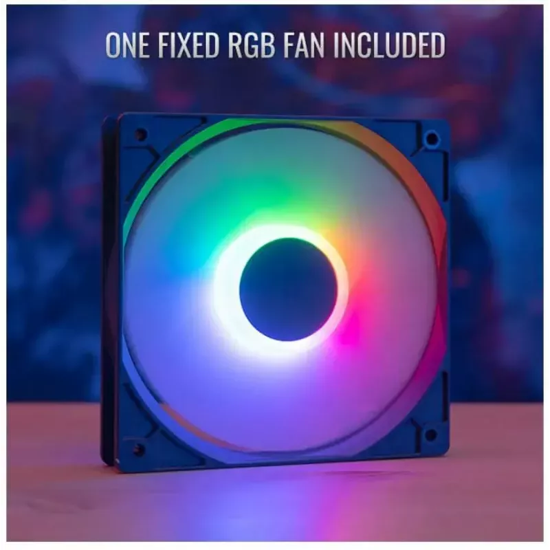 Aerocool Evo Mini RGB Micro ATX Mini Tower korpus, must, aknaga