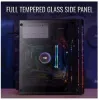 Aerocool Evo Mini RGB Micro ATX Mini Tower korpus, must, aknaga