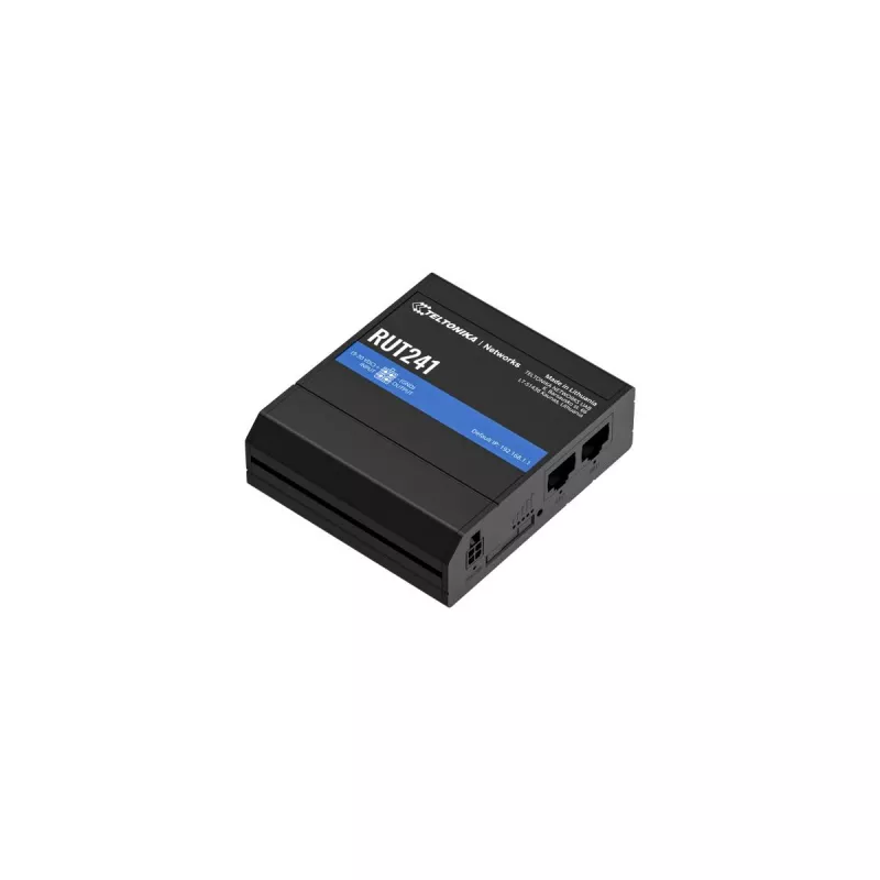 TELTONIKA RUT241 Tööstuslik 4G/LTE ruuter Wi-Fi 802.11b/g/n 2xRJ45 10/100