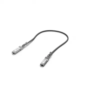 SFP+ otseühenduskaabel UBIQUITI UACC-DAC-SFP10-0.5M — 0,5 m, 10 Gbit/s, SFP+ isane-isasele, must