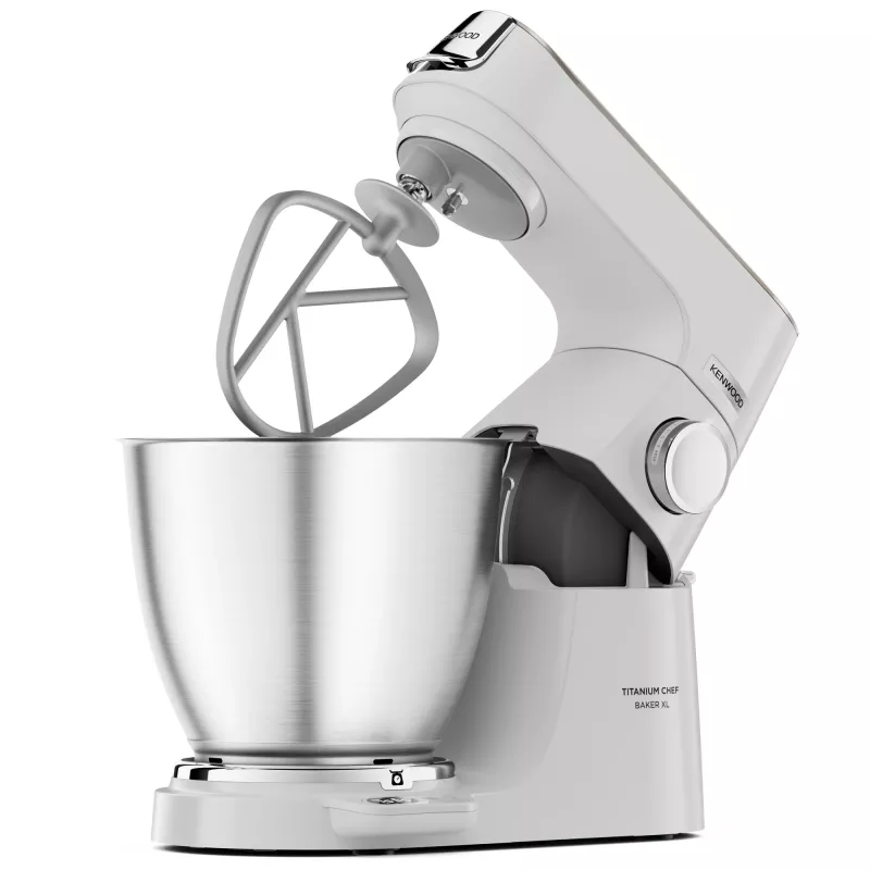 Kenwood Titanium Chef Baker XL köögikombain 1200 W 7 L Valge sisseehitatud kaaluga