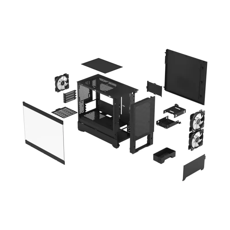 FRACTAL DESIGN Fractal Design Pop Mini Air RGB Must Tg Clear Tint