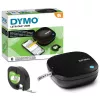 DYMO LetraTag 200B Bluetooth sildiprinter | Kompaktne sildiprinter | Ühendub Bluetooth juhtmevaba tehnoloogia abil iOS-i ja Androidiga | Komplektis 1 valge pabersildilint | Must
