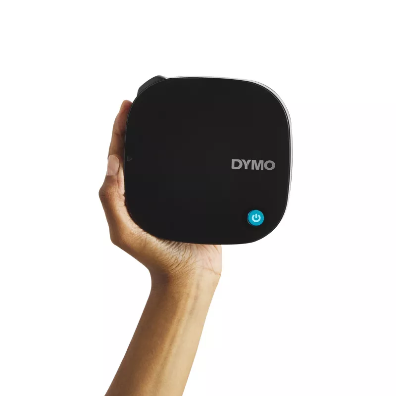 DYMO LetraTag 200B Bluetooth sildiprinter | Kompaktne sildiprinter | Ühendub Bluetooth juhtmevaba tehnoloogia abil iOS-i ja Androidiga | Komplektis 1 valge pabersildilint | Must