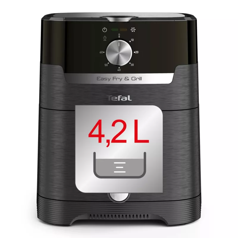 Tefal Easy Fry & Grill EY5018 Ühekohaline 4.2 L Eraldiseisev 1550 W kuumaõhufritüür Must