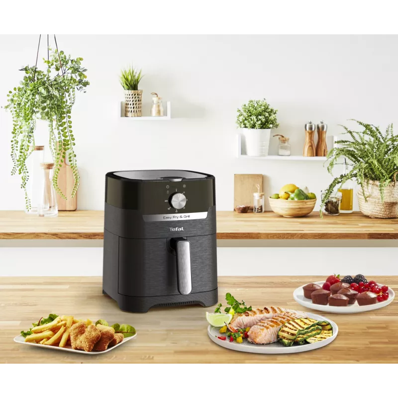 Tefal Easy Fry & Grill EY5018 Ühekohaline 4.2 L Eraldiseisev 1550 W kuumaõhufritüür Must