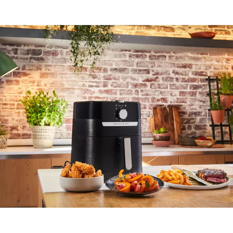 Tefal Easy Fry & Grill EY5018 Ühekohaline 4.2 L Eraldiseisev 1550 W kuumaõhufritüür Must