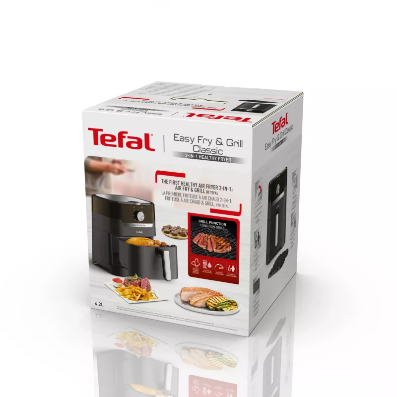 Tefal Easy Fry & Grill EY5018 Ühekohaline 4.2 L Eraldiseisev 1550 W kuumaõhufritüür Must
