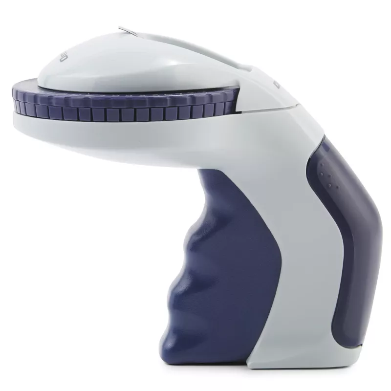 DYMO Omega reljeeftrüki märgistaja | Väike märgistaja pöörratas-klõps-ratta ja ergonoomilise disainiga | Kodu, isetegemise ja meisterdamise jaoks (£/€ÄÖ & Ü)