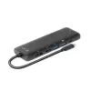 CLUB3D USB Gen 1 USB-C 8-in-1 MST Dual 4K60Hz Display Travel Dock
