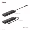 CLUB3D USB Gen 1 USB-C 8-in-1 MST Dual 4K60Hz Display Travel Dock