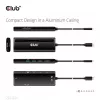 CLUB3D USB Gen 1 USB-C 8-in-1 MST Dual 4K60Hz Display Travel Dock