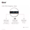 CLUB3D USB Gen 1 USB-C 8-in-1 MST Dual 4K60Hz Display Travel Dock
