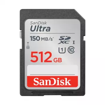 WESTERN DIGITAL SanDisk Ultra 512 GB SDXC-mälukaart 150 MB/s