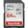WESTERN DIGITAL SanDisk Ultra 64GB SDXC mälukaart 140MB/s