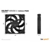 be quiet! SILENT WINGS 4 | 140mm PWM arvutikorpuse ventilaator 14 cm Must 1 tk