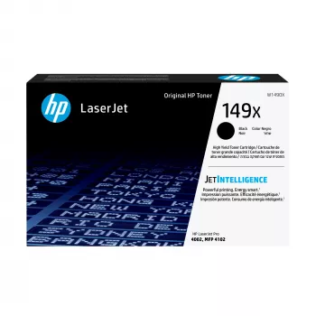 HP 149X suure tootlusega must originaalne LaserJet toonerkassett, 9500 lehekülge, must, 1 tk
