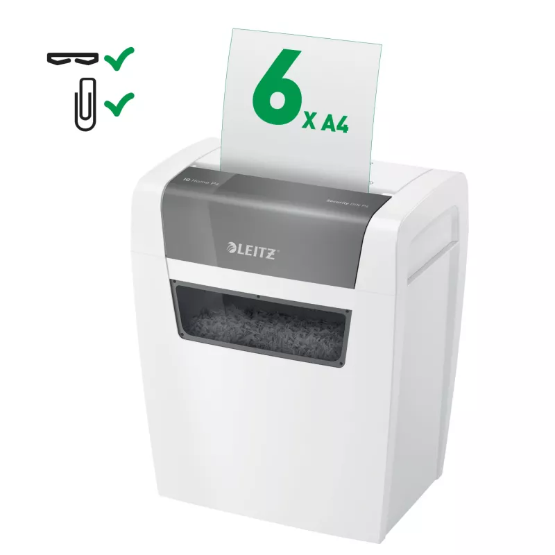 Leitz 80340000 paberihundi, osakeste lõikumine, 70 dB, 22 cm, valge