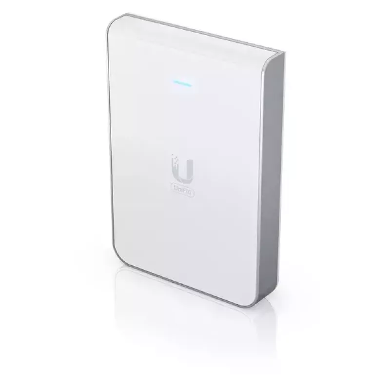 Pöördpunkt UBIQUITI Unifi 6 Seina-sisene U6-IW — kaheribaline 2,4/5 GHz, 4800 Mbit/s, 5x RJ-45, PoE, valge