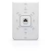 Pöördpunkt UBIQUITI Unifi 6 Seina-sisene U6-IW — kaheribaline 2,4/5 GHz, 4800 Mbit/s, 5x RJ-45, PoE, valge