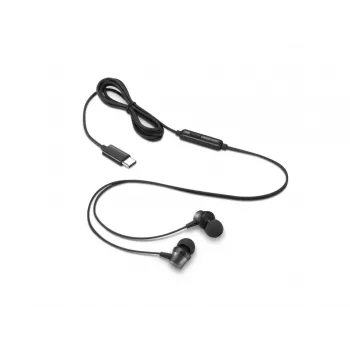 Lenovo 4XD1J77351 kõrvaklapid / peakomplekt Juhtmega Kõrvasisesed Kontor / kõnekeskus USB USB-C Must