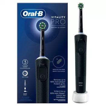 Oral-B Vitality Pro Täiskasvanutele pöörlev hambahari Must