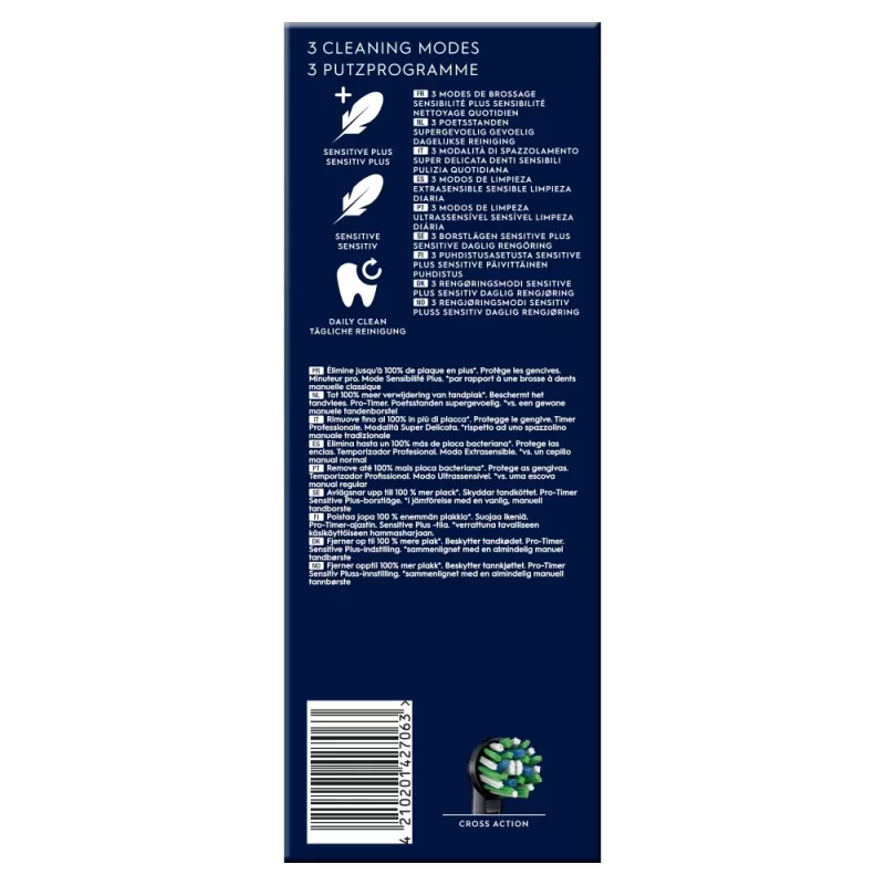 Oral-B Vitality Pro Täiskasvanutele pöörlev hambahari Must