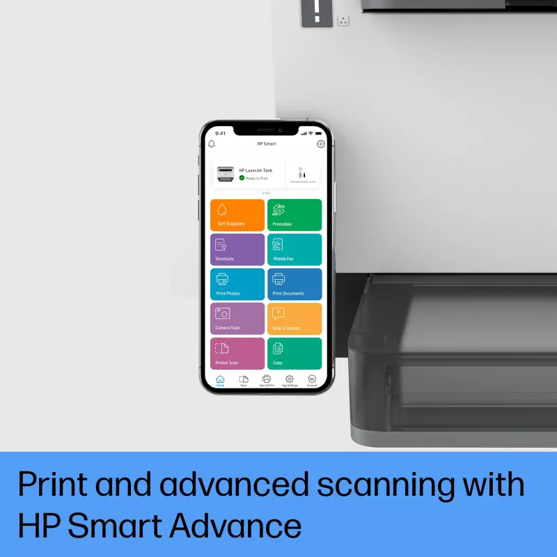 HP LaserJet Tank MFP 2604dw printer, laser, mustvalge printimine, 600 x 600 DPI, A4, otseprintimine, hall