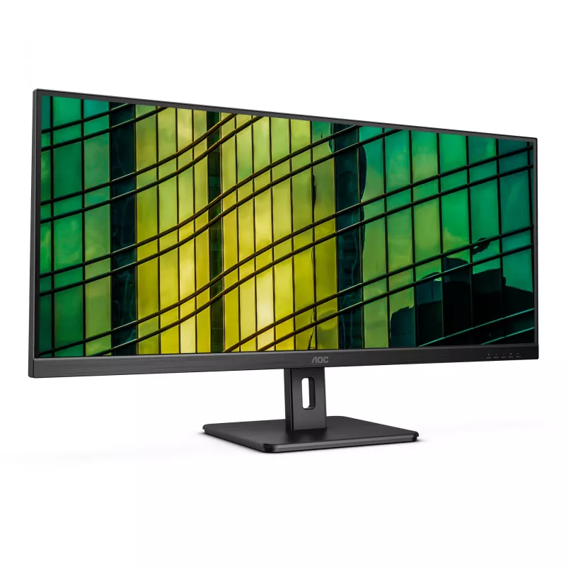 AOC E2 U34E2M/BK arvutimonitor 86,4 cm (34 tolli) 3440 x 1440 pikslit UltraWide Quad HD LED must