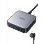 Ugreen 40914 Nexode 200W GaN lauapealne USB-C USB-A laadija, siseruumides, AC, 21 V, 5 A, 2 m, must, hall