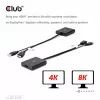 CLUB3D HDMI + Micro USB to DisplayPort™ 4K120Hz või 8K30Hz M/F aktiivne adapter