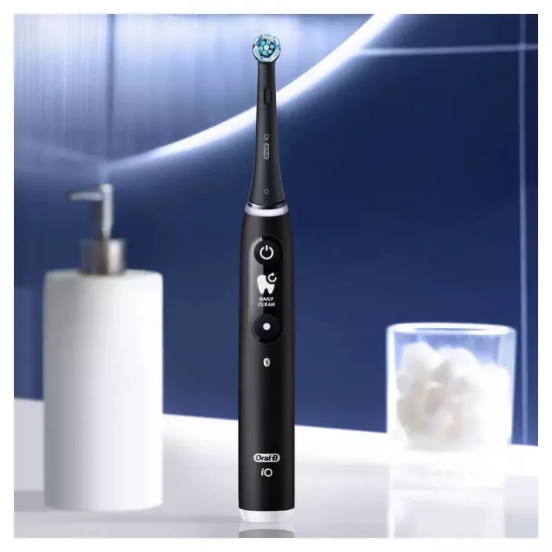 Oral-B iO Series 6 täiskasvanutele mõeldud pöörlev hambahari must