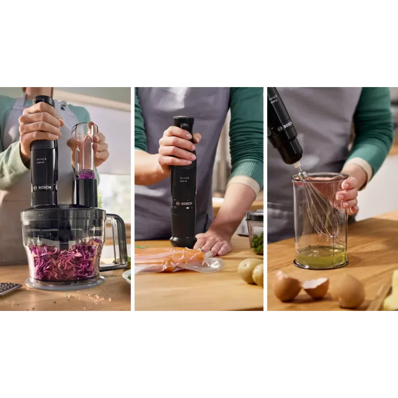 Bosch Serie 4 MSM4B620 blender 0.6 L saumikser 1000 W Must